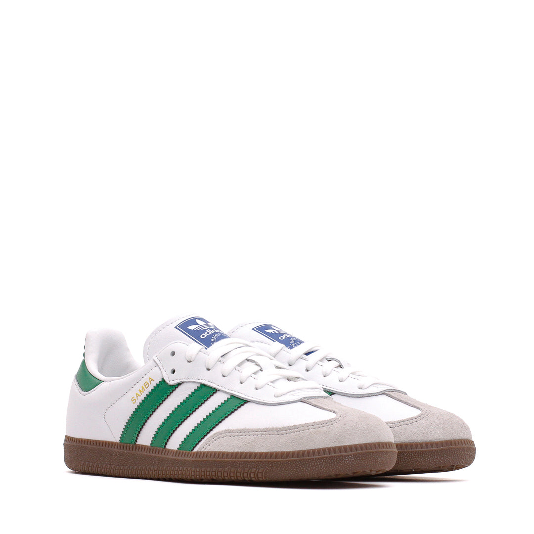 Adidas Originals Men Samba OG White Green IG1024 Secondary image