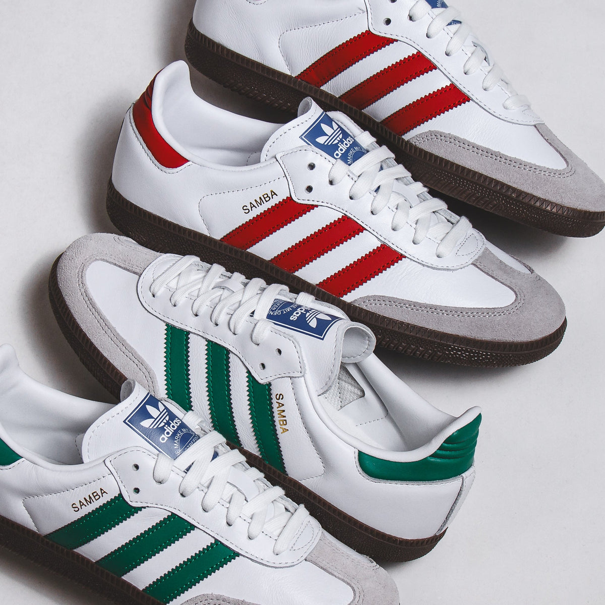 Adidas Originals Samba OG White Red IG1025 - FOOTWEAR - Canada