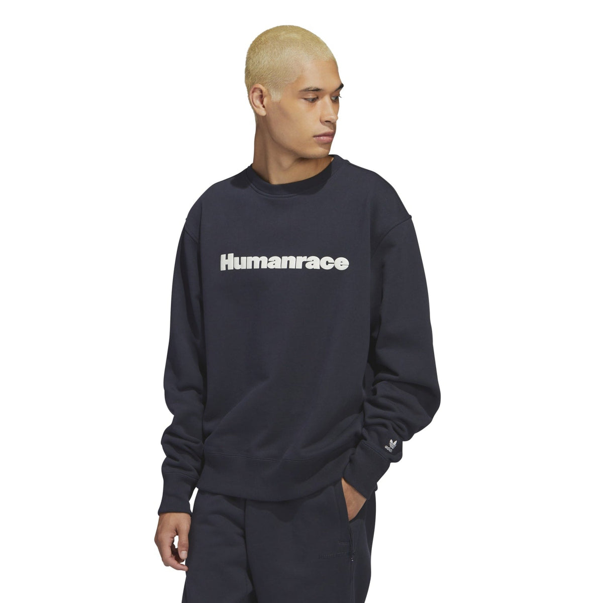 Adidas Unisex PW Basics Crew Night Grey HS4831 - SWEATERS - Canada