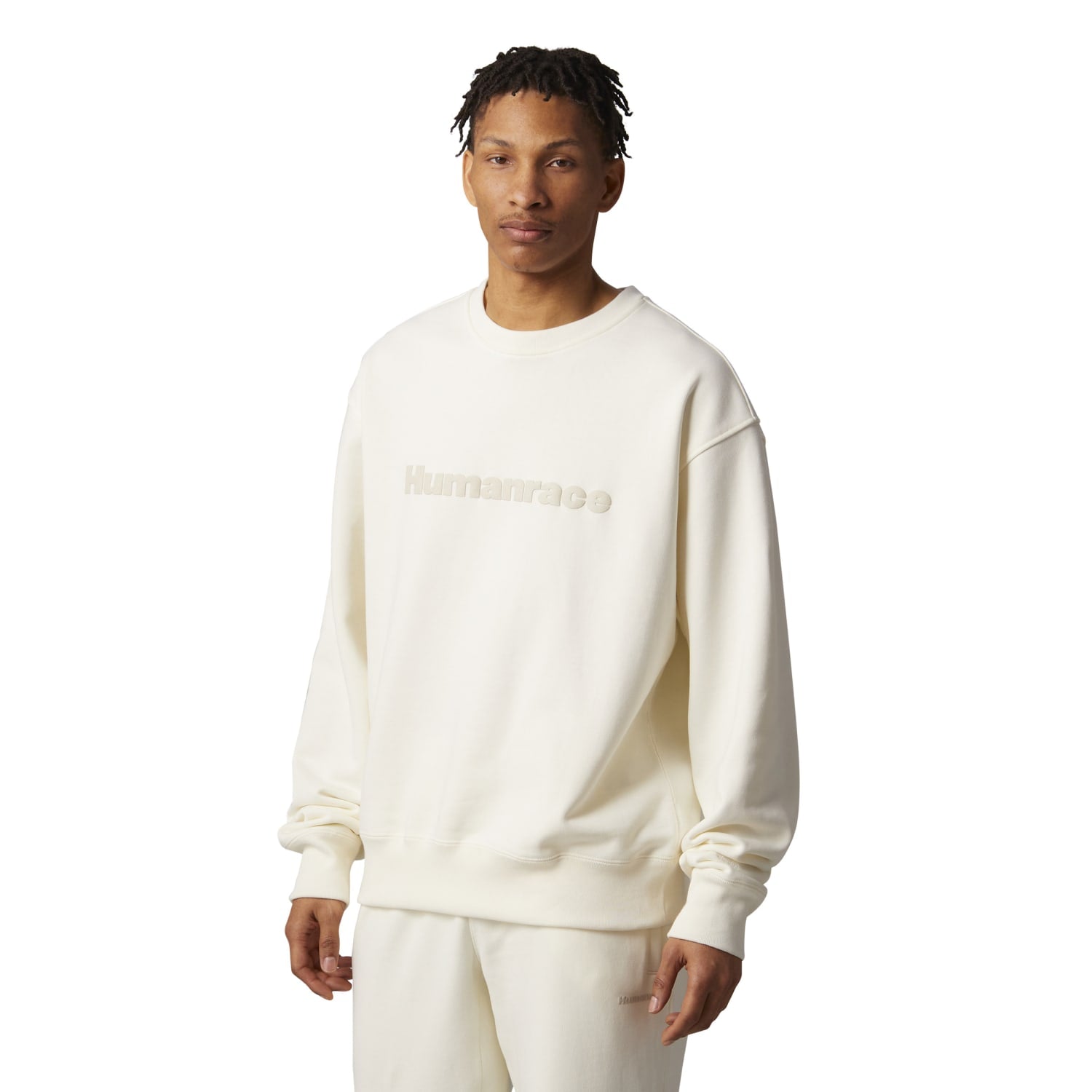 Adidas Unisex PW Basics Crew Off White HK6695 - SWEATERS - Canada