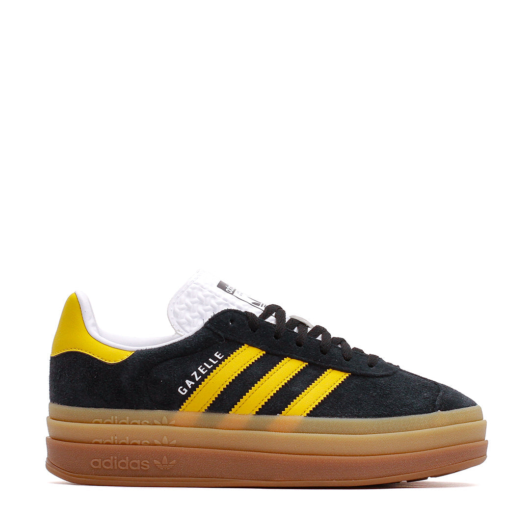 Adidas Originals Women Gazelle Bold Black Gold IE0422 - FOOTWEAR Canada