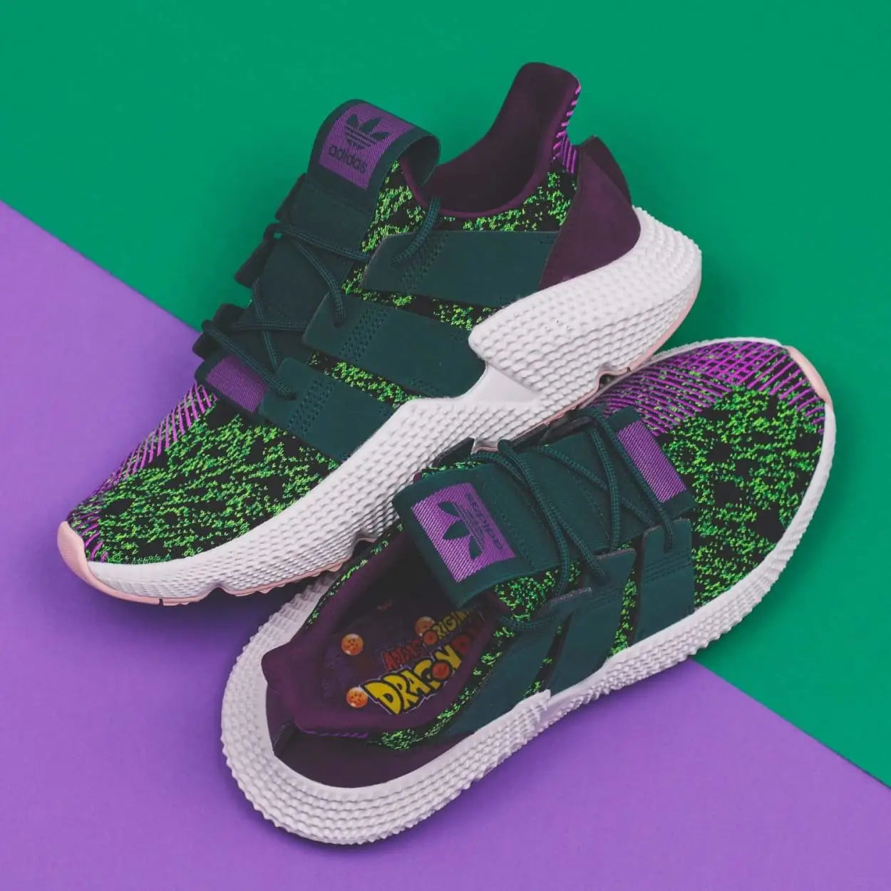 adidas Originals x Dragon Ball Z Cell Prophere in Solar Green/ Collegiate Green/ Core Black (D97053)