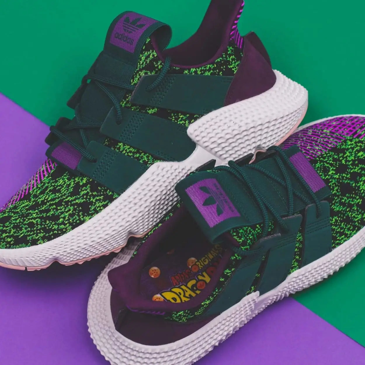 adidas Originals x Dragon Ball Z Cell Prophere in Solar Green/ Collegiate Green/ Core Black (D97053)