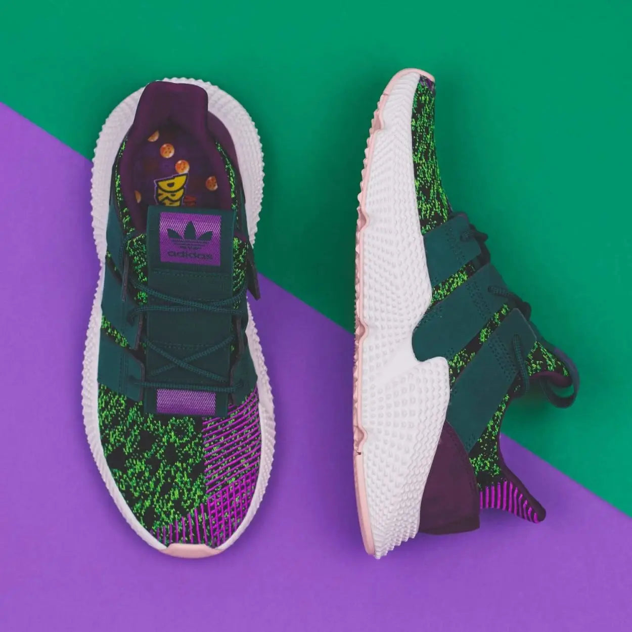 adidas Originals x Dragon Ball Z Cell Prophere in Solar Green/ Collegiate Green/ Core Black (D97053)