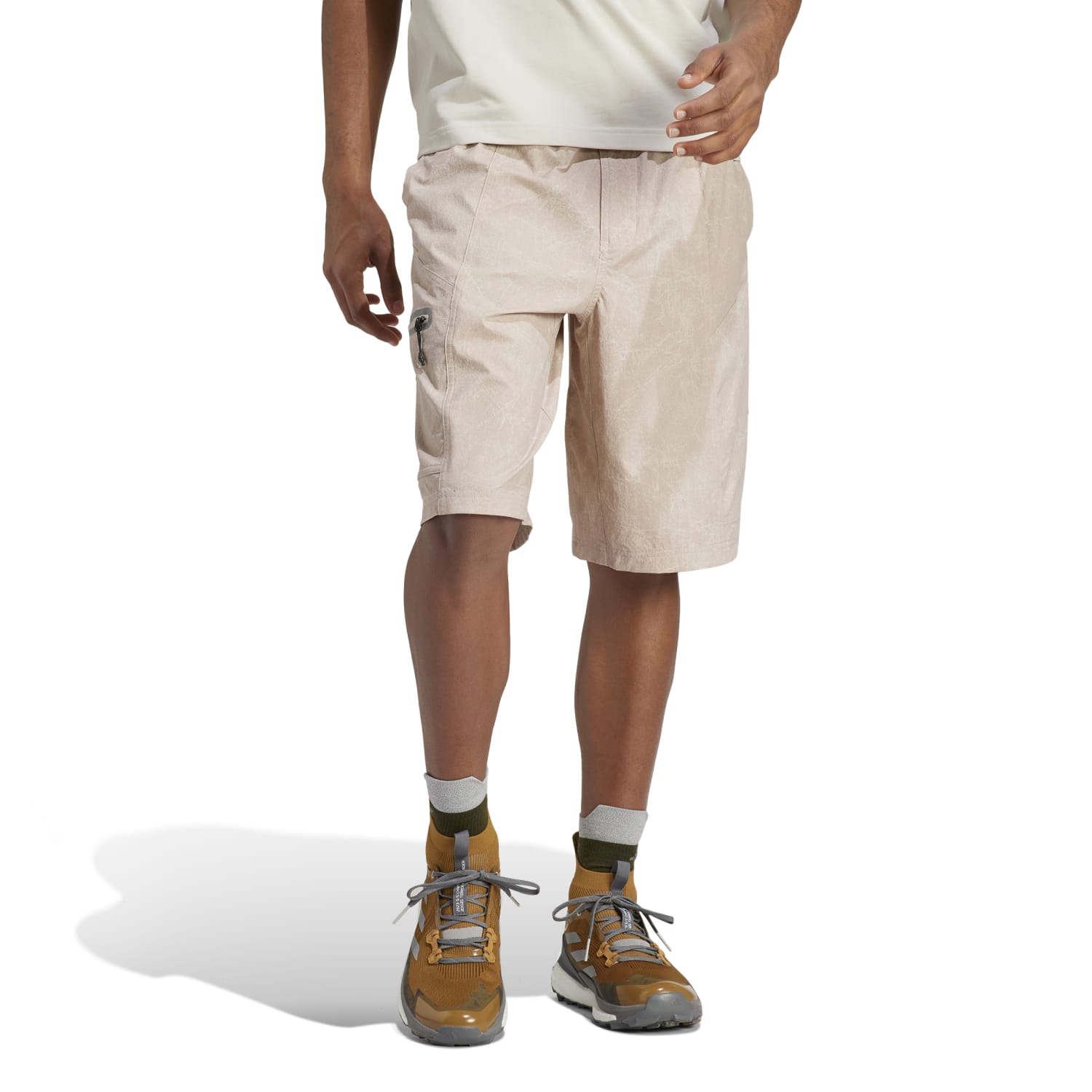 Adidas Outdoor Men AWD Shorts Taupe HR7135 Secondary image