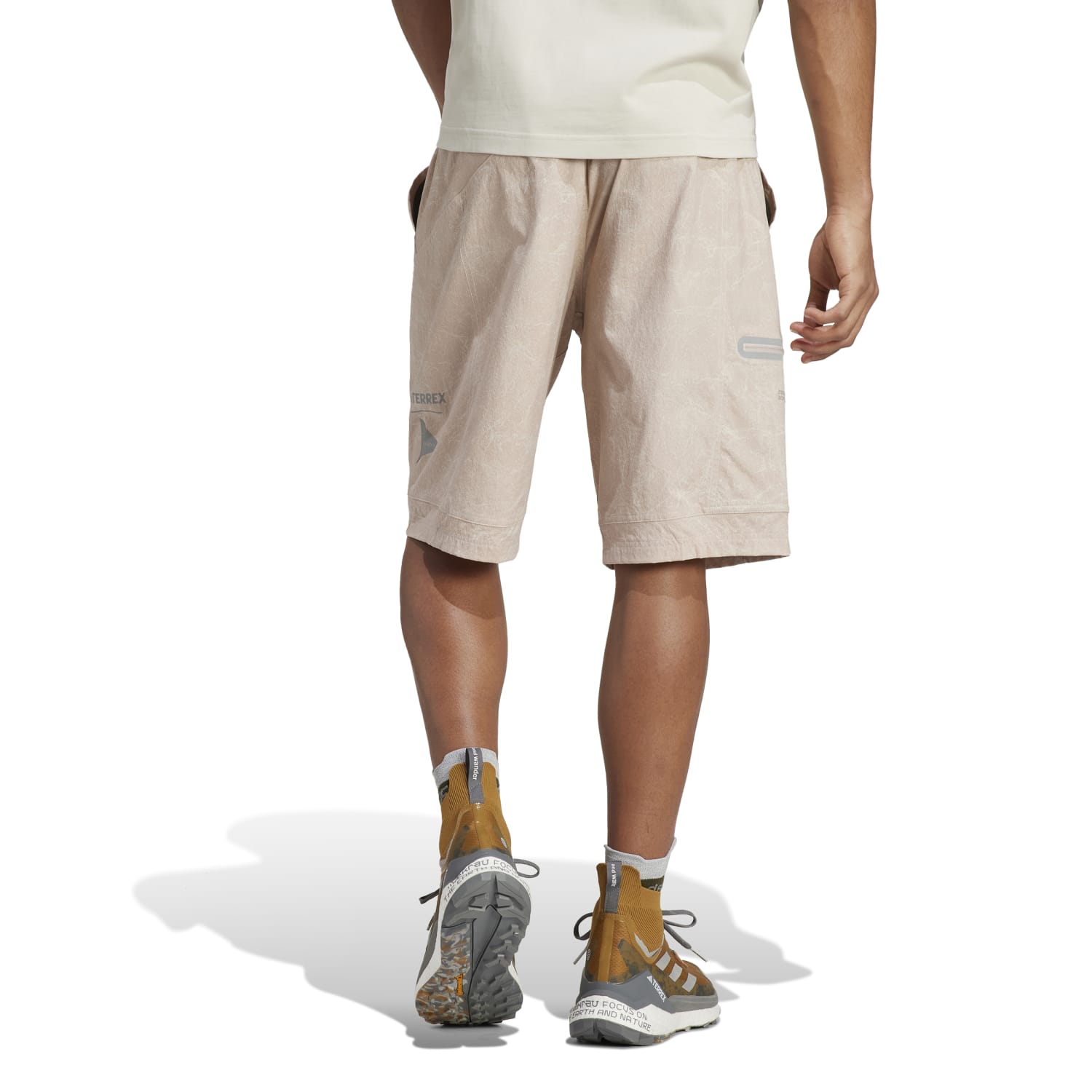 adidas outdoor men awd shorts taupe hr7135 726