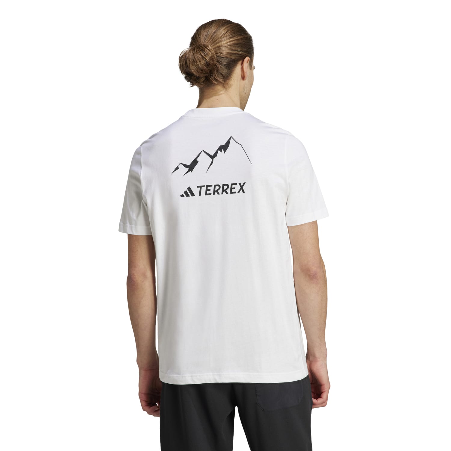 Adidas Outdoor Men Terrex Graphic MTN 2.0 Tee White IL2648 Secondary image