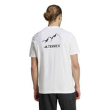 Adidas Outdoor Men Terrex Graphic MTN 2.0 Tee White IL2648 - T-SHIRTS - Canada
