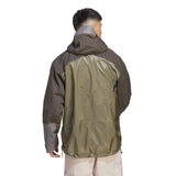 adidas outdoor men xpl awd rain jacket shadow olive hr7147 448 compact