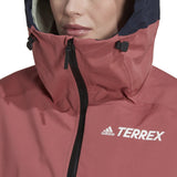 Adidas Outdoor Women 2 Layer Rain.RDY Snow Anorak Red HC7741 - OUTERWEAR - Canada