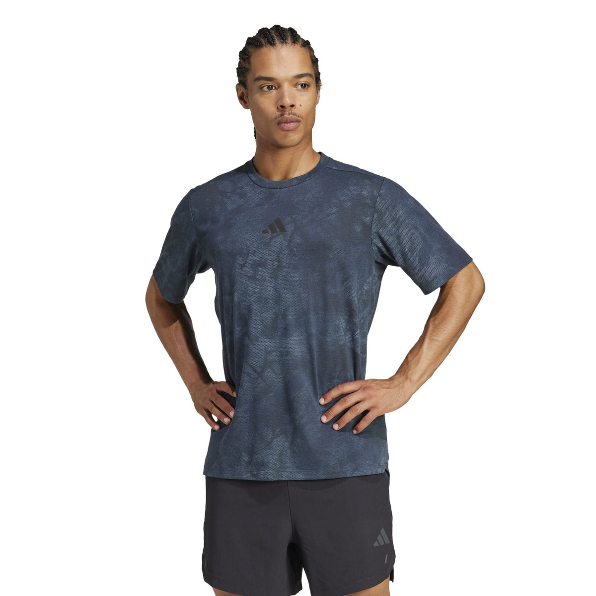 Adidas Power Graphic Tee Blue - T-SHIRTS - Canada