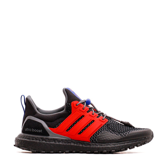 Adidas boost mens discount black and red