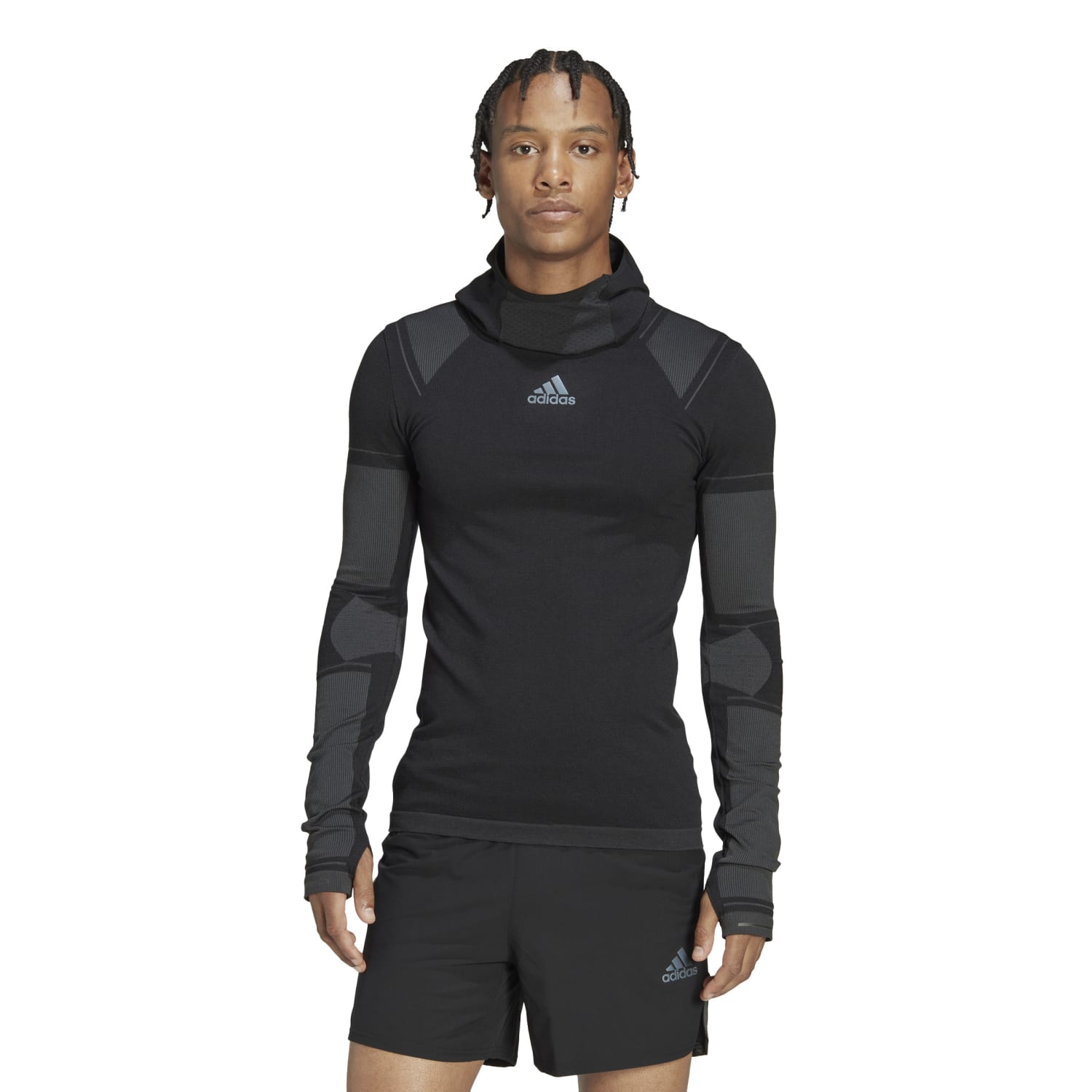 Adidas Running Men X-City Longsleeve Black Carbon HF6388 - TOPS - Canada
