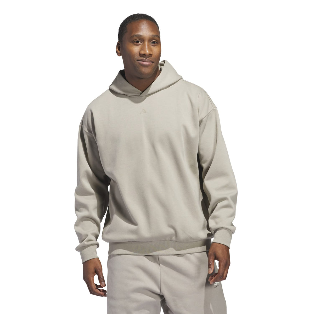 Adidas Unisex Basketball Fleece Hoodie Putty Beige JC7846 - SWEATERS - Canada