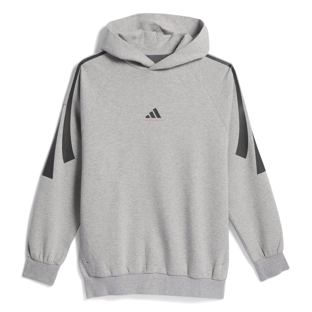 Adidas Unisex Basketball Spacer Hoodie Grey JD7466 - SWEATERS - Canada Main image