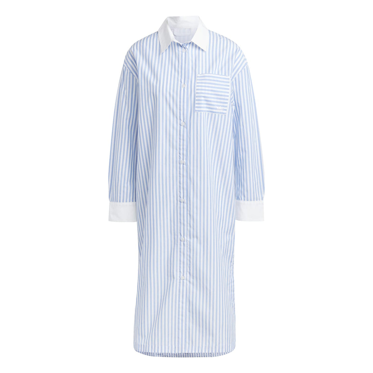 Adidas Women ESS Shirt Dress White Blue IC5296 - TOPS - Canada Main image