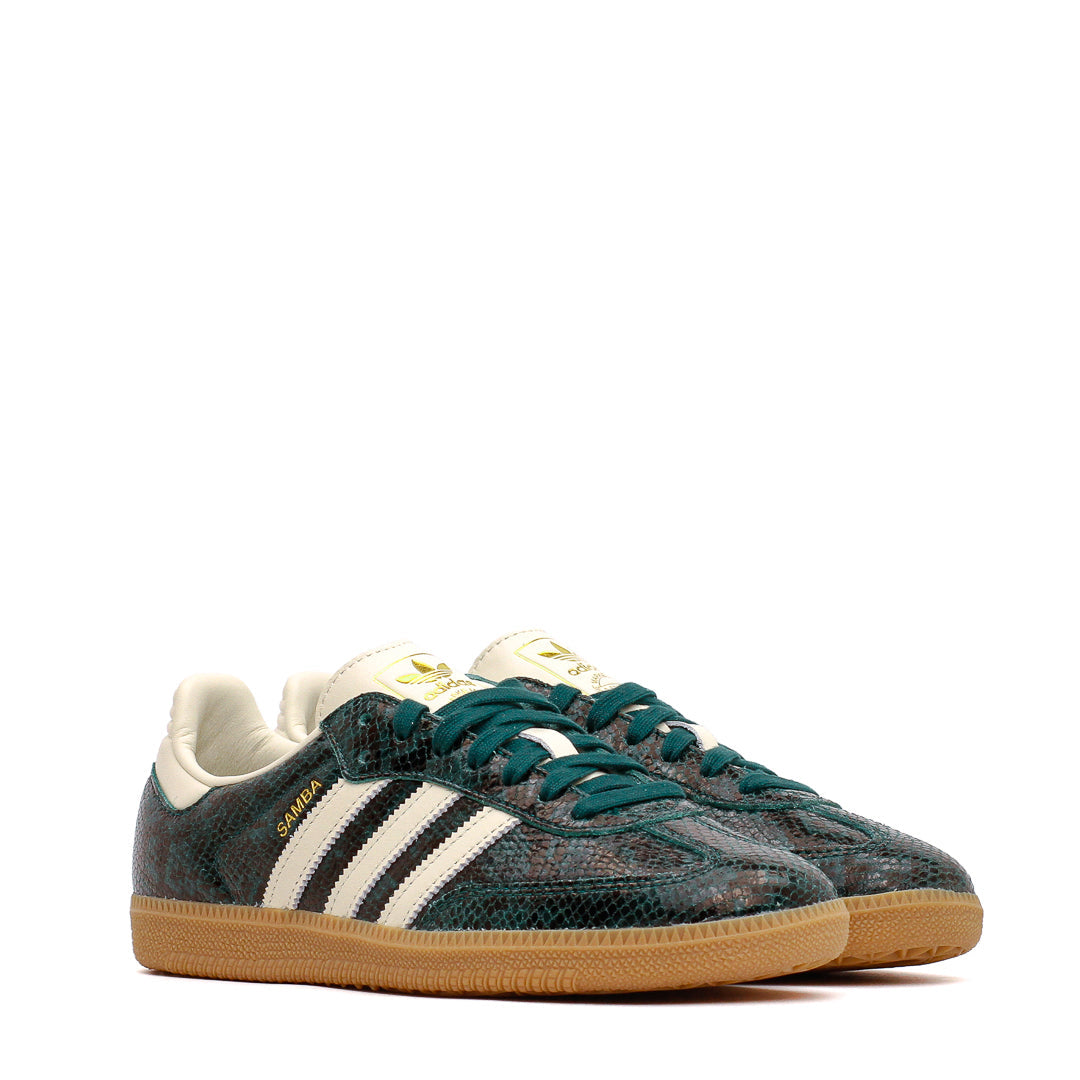 Adidas Women Samba OG Snakeskin Collegiate Green JR8848 Secondary image