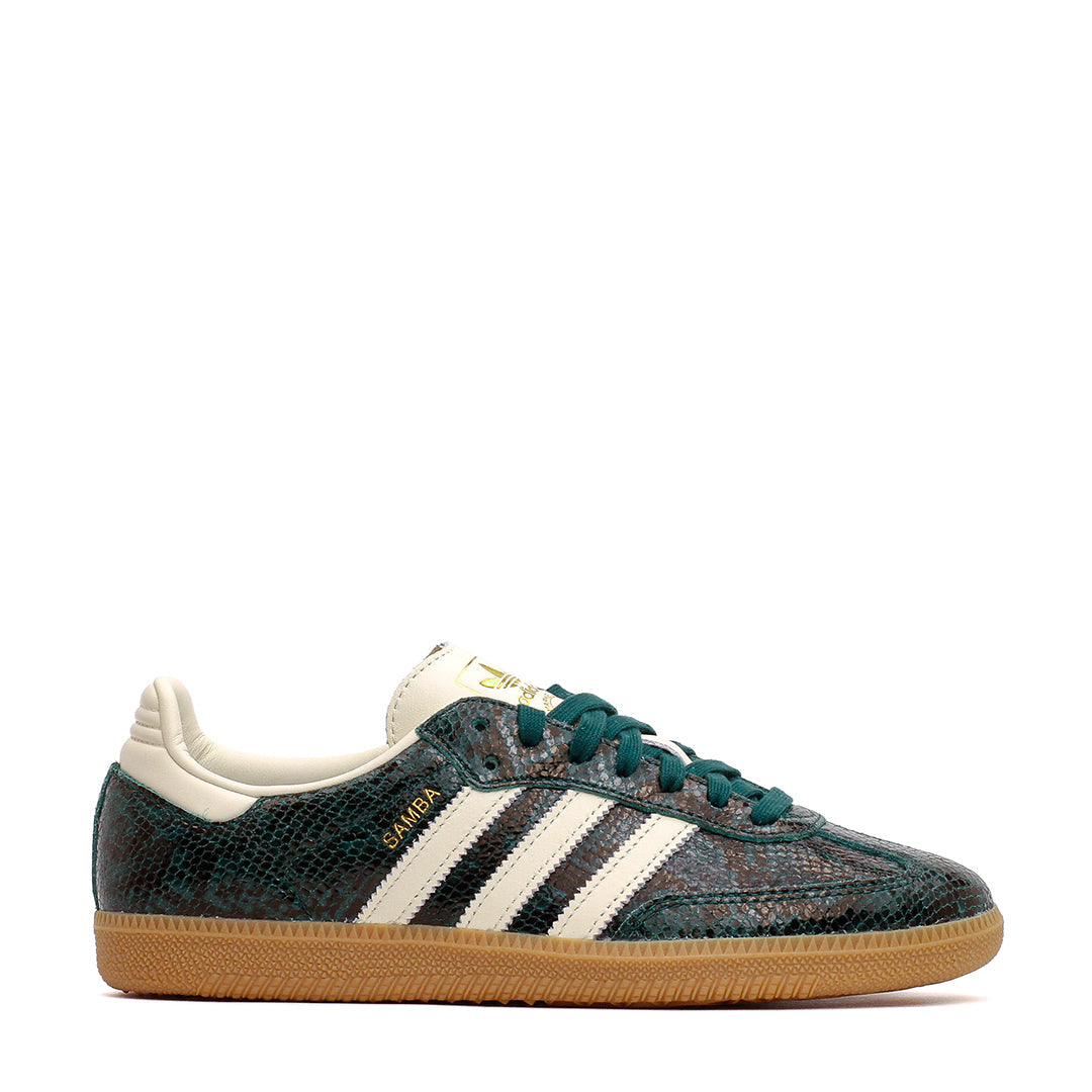 Adidas Women Samba OG Snakeskin Collegiate Green JR8848 FOOTWEAR Canada Main image