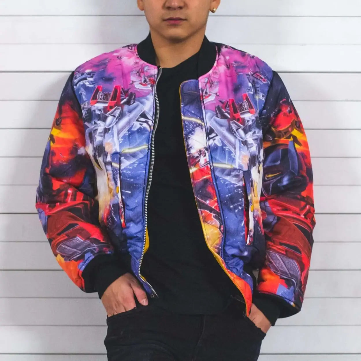 Alpha Industries Hasbro X Transformers Bumblebee Reversible MA-1 (CJH48500C1-703)