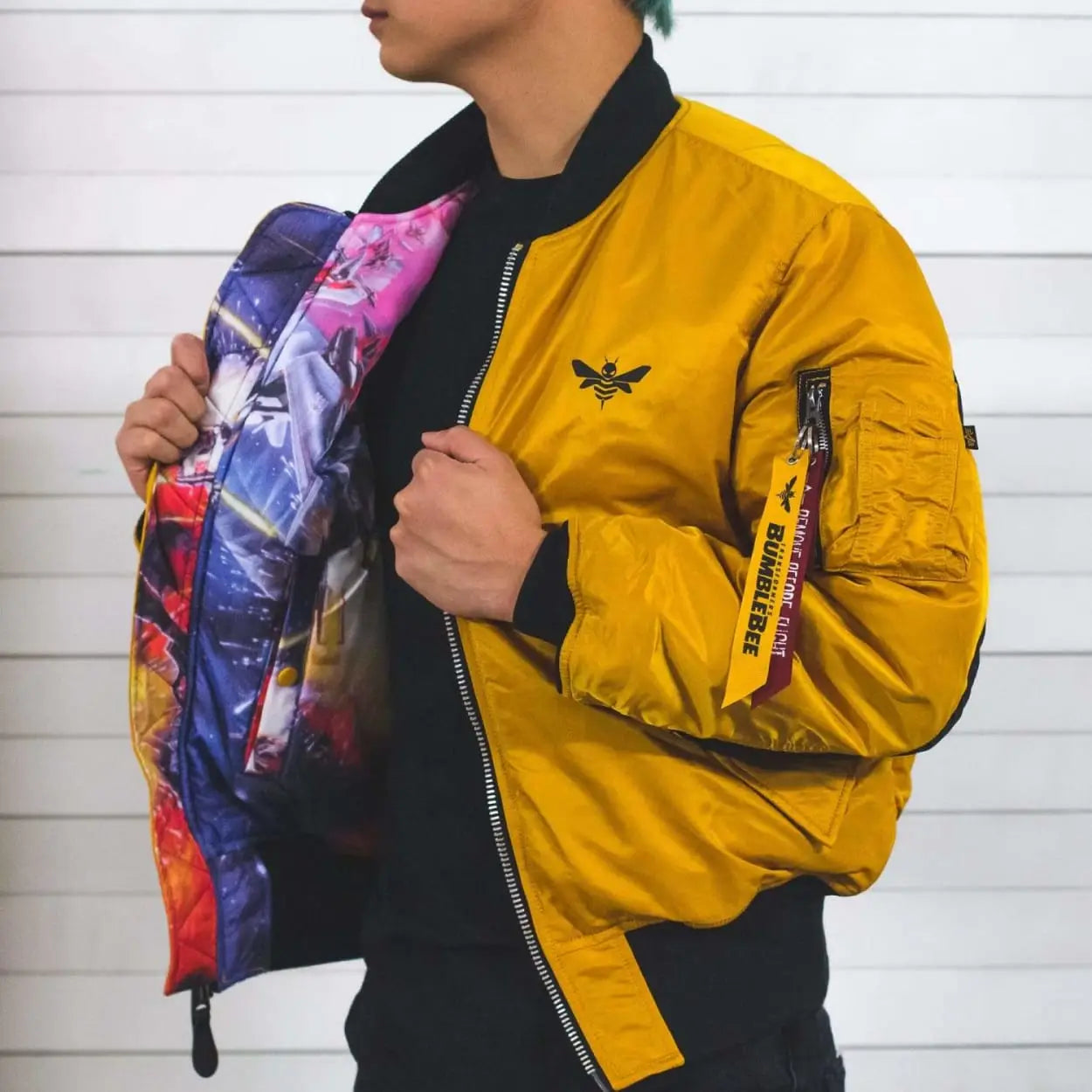 Alpha Industries Hasbro X Transformers Bumblebee Reversible MA-1 (CJH48500C1-703)