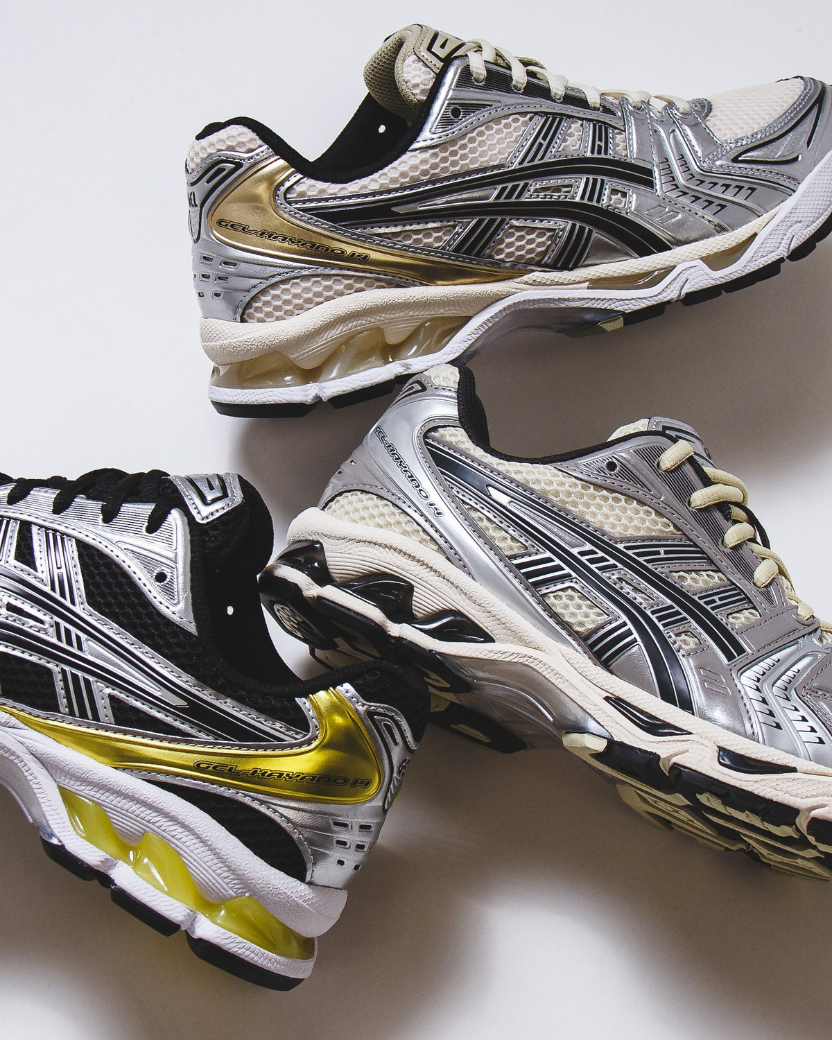 Asics Men Gel-Kayano 14 Birch Pure Silver 1203A537-200 - FOOTWEAR - Canada