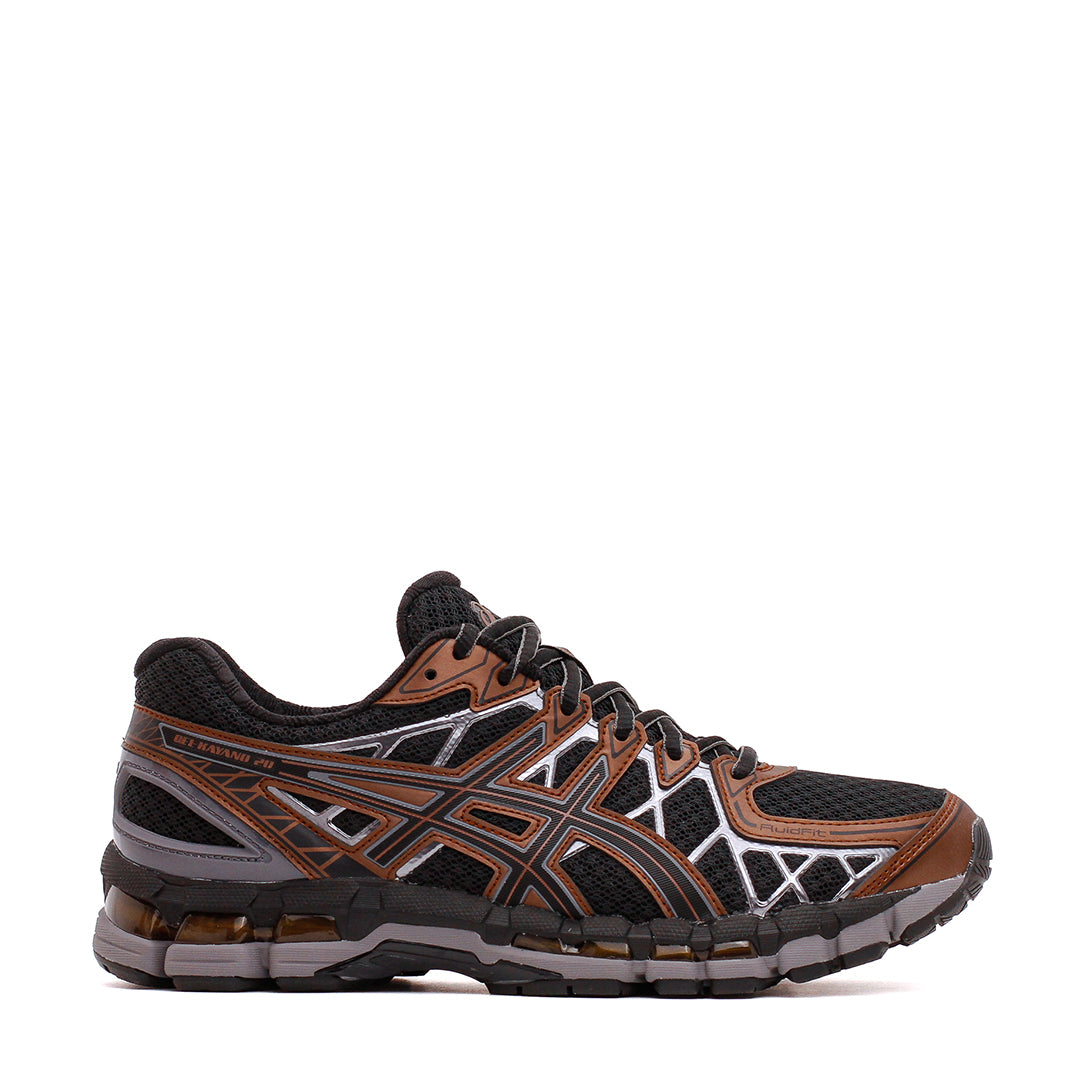 Asics Men Gel-Kayano 20 Black Reddish Brown 1203A388-002 - FOOTWEAR - Canada