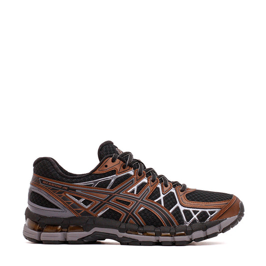 Asics Men Gel-Kayano 20 Black Reddish Brown 1203A388-002 - FOOTWEAR - Canada