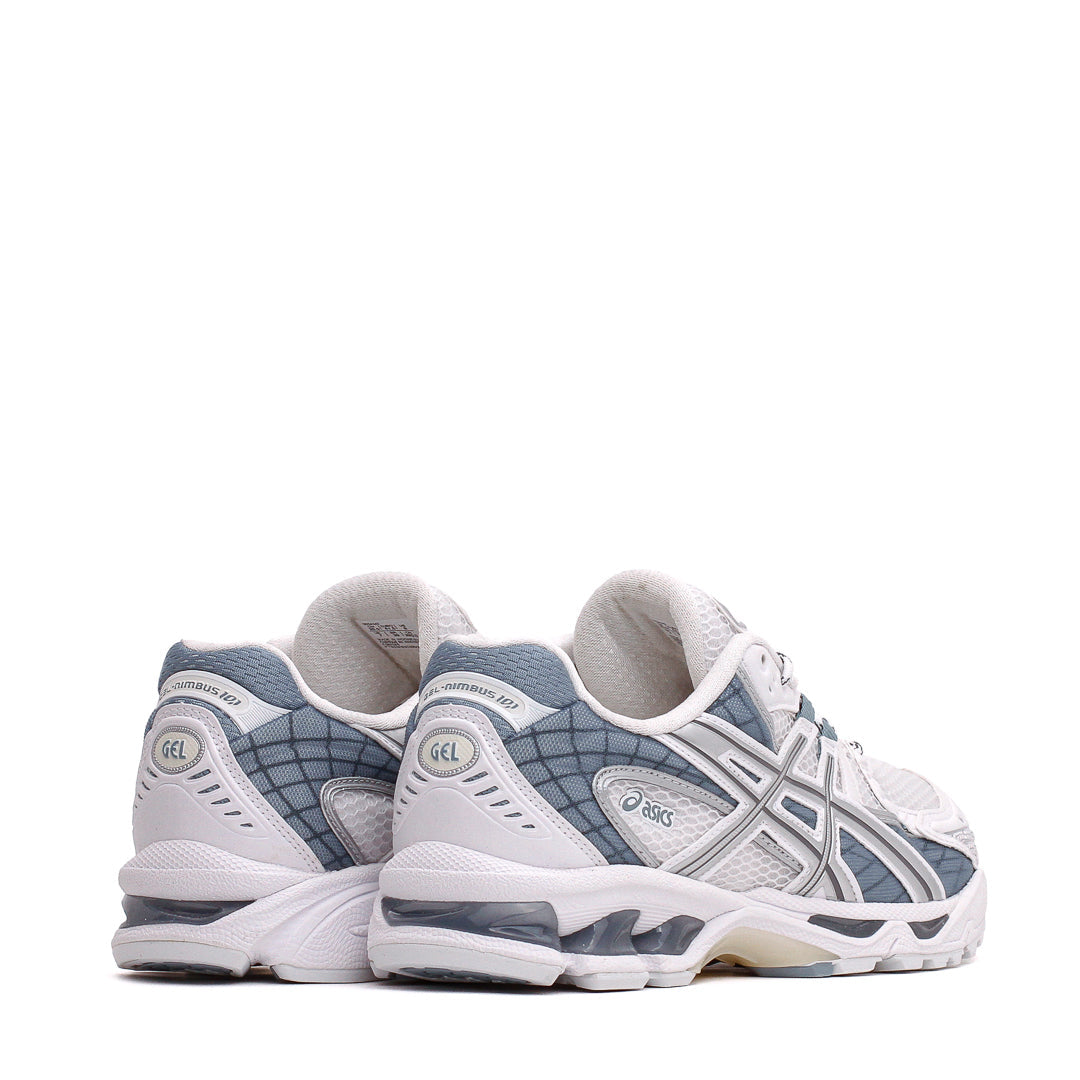 Asics Men Gel-Nimbus 10.1 White Slate Blue 1203A543-110 - FOOTWEAR - Canada