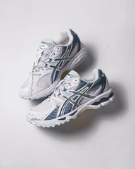Asics Men Gel-Nimbus 10.1 White Slate Blue 1203A543-110 - FOOTWEAR - Canada