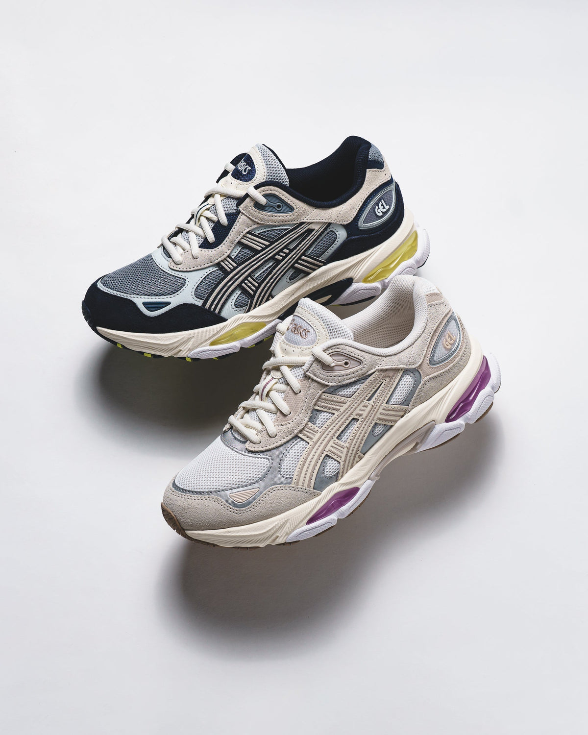 Asics Men Gel-NYC 2.0 White Cream 1203A895-101 - FOOTWEAR - Canada