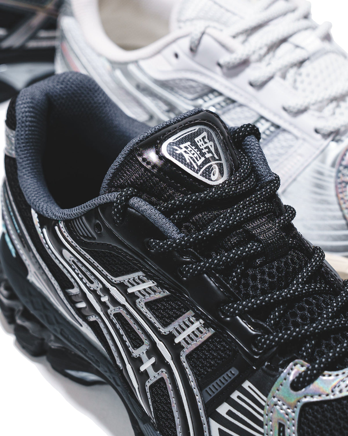 Asics Unisex Gel-Kayano 12.1 Black Pure Silver 1203A996-001 - FOOTWEAR - Canada