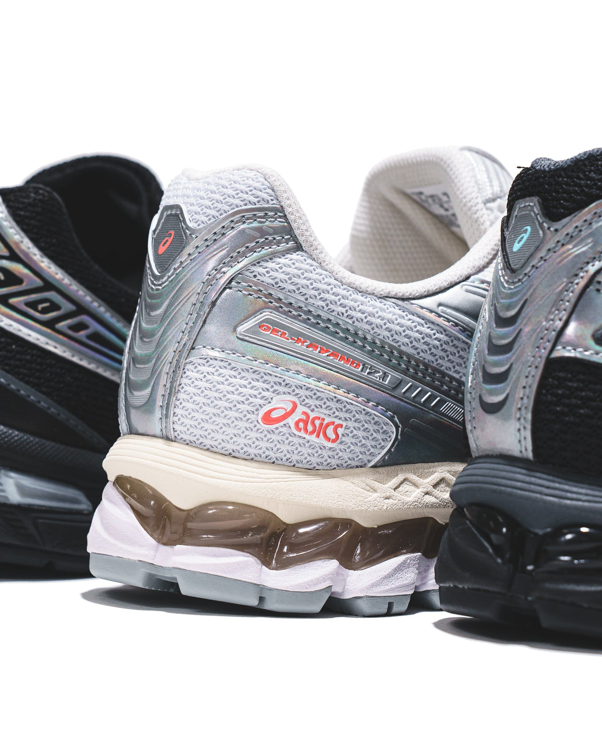 Asics Unisex Gel-Kayano 12.1 Black Pure Silver 1203A996-001 - FOOTWEAR - Canada
