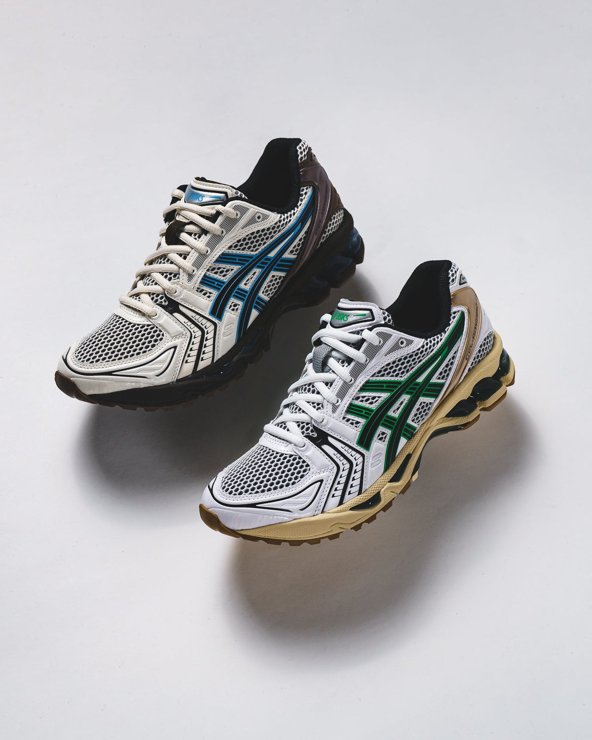 Asics Unisex Gel-Kayano 14 White Hinoki Beige 1203A740-103 - FOOTWEAR - Canada