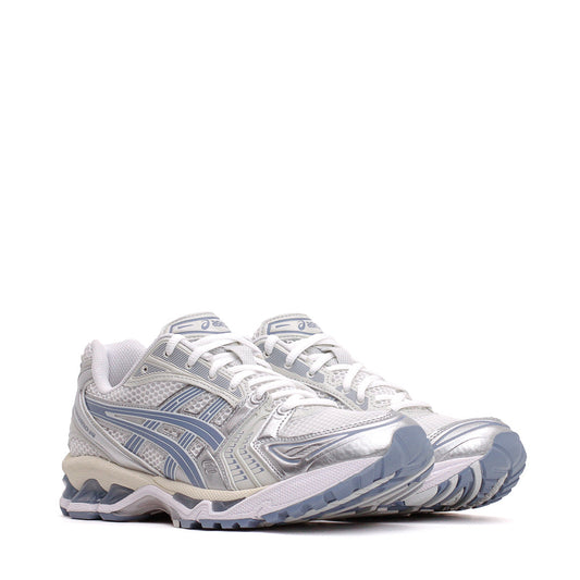 Asics Unisex Gel-Kayano 14 White Light Navy 1203A537-115 - FOOTWEAR - Canada