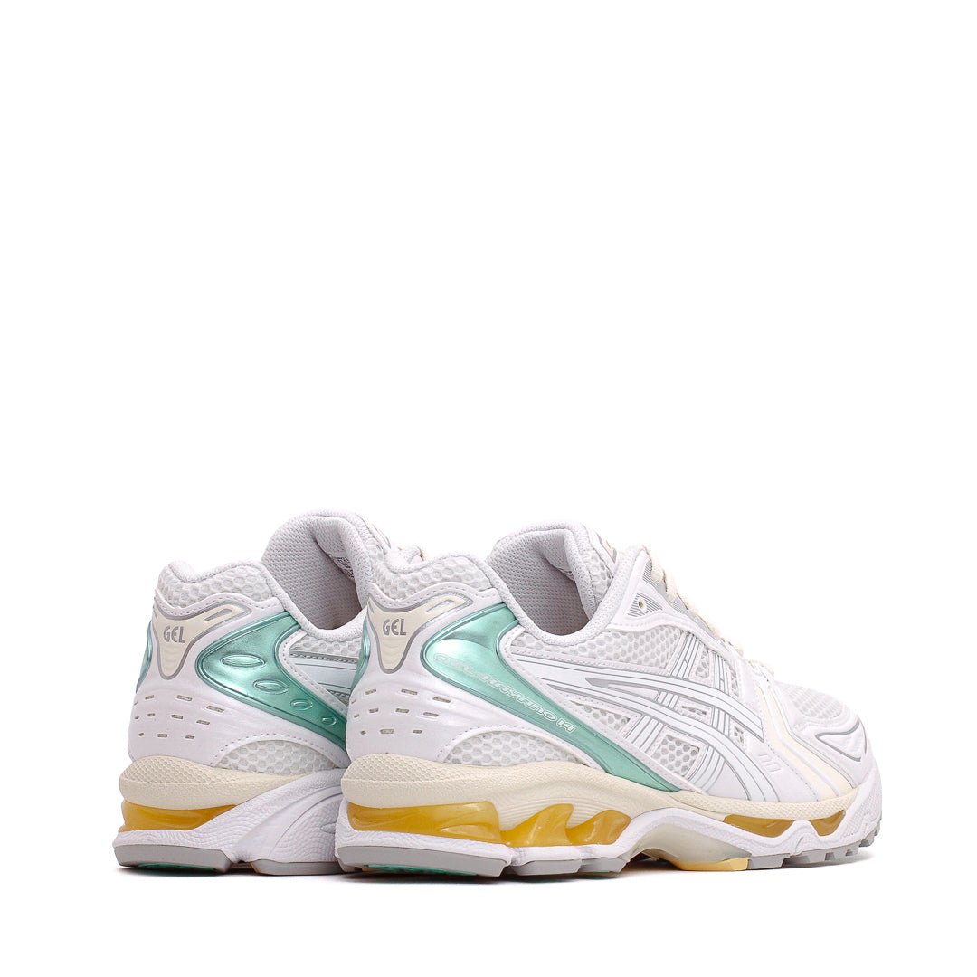 Asics Unisex Gel-Kayano 14 White Mint Gold 1203A537-107 - FOOTWEAR - Canada