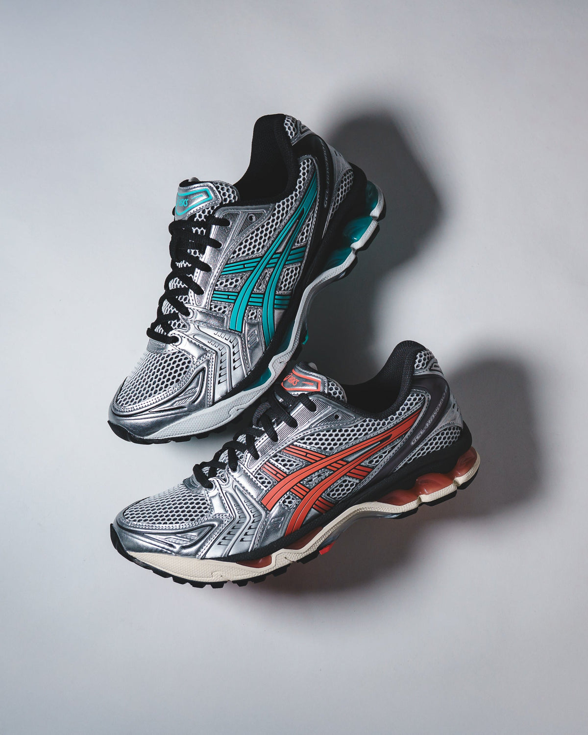 Asics Unisex Gel-Kayano 14 White Papaya 1203A740-101 - FOOTWEAR - Canada