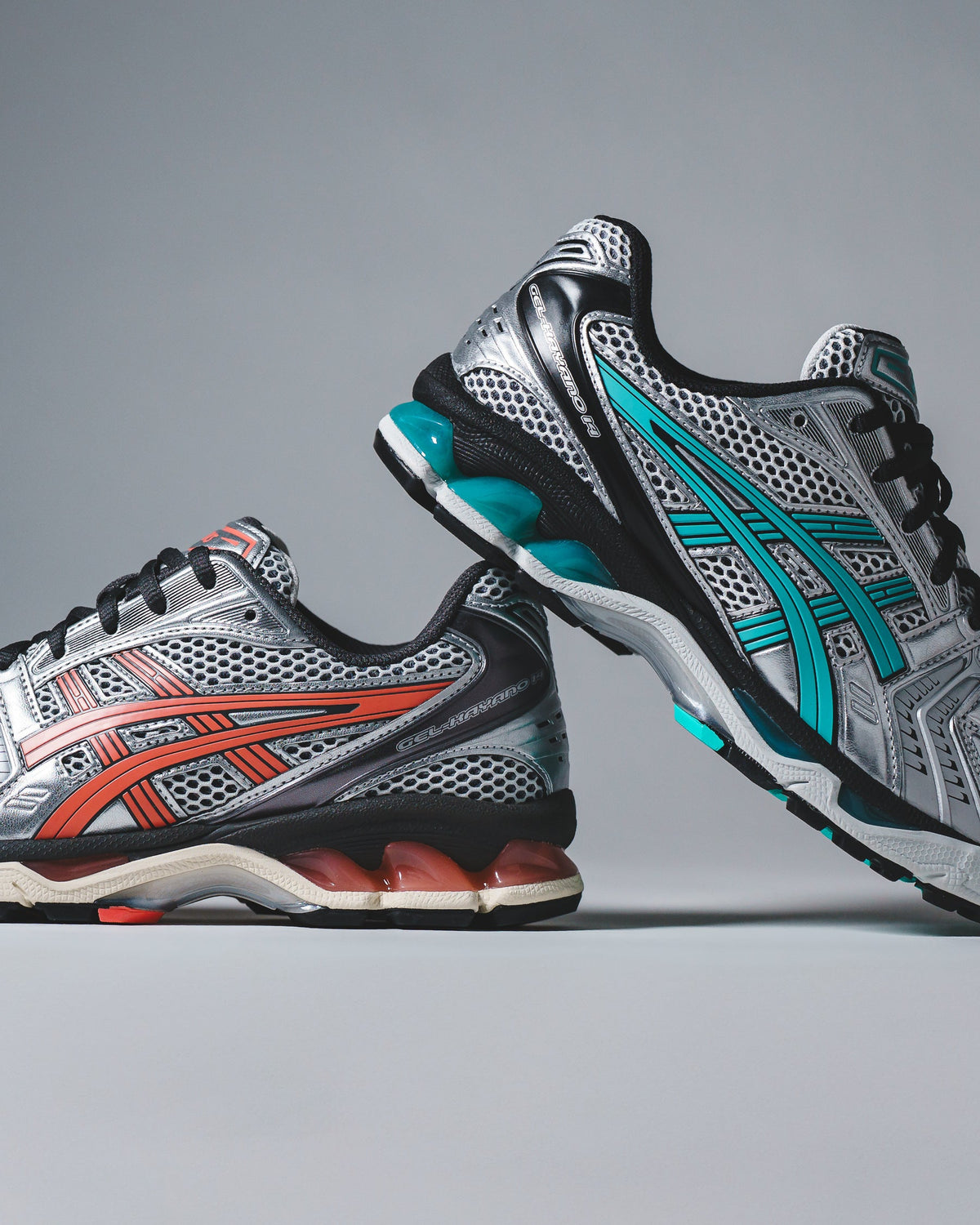 Asics Unisex Gel-Kayano 14 White Papaya 1203A740-101 - FOOTWEAR - Canada