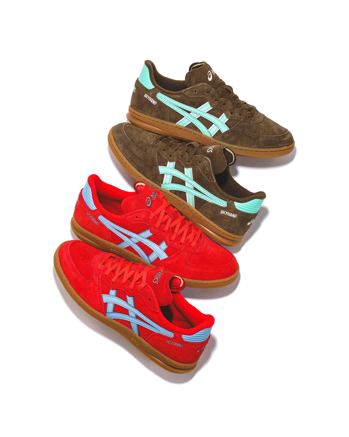 Asics Unisex Skyhand OG Brown Storm Ice Green 1203A452-202 - FOOTWEAR - Canada