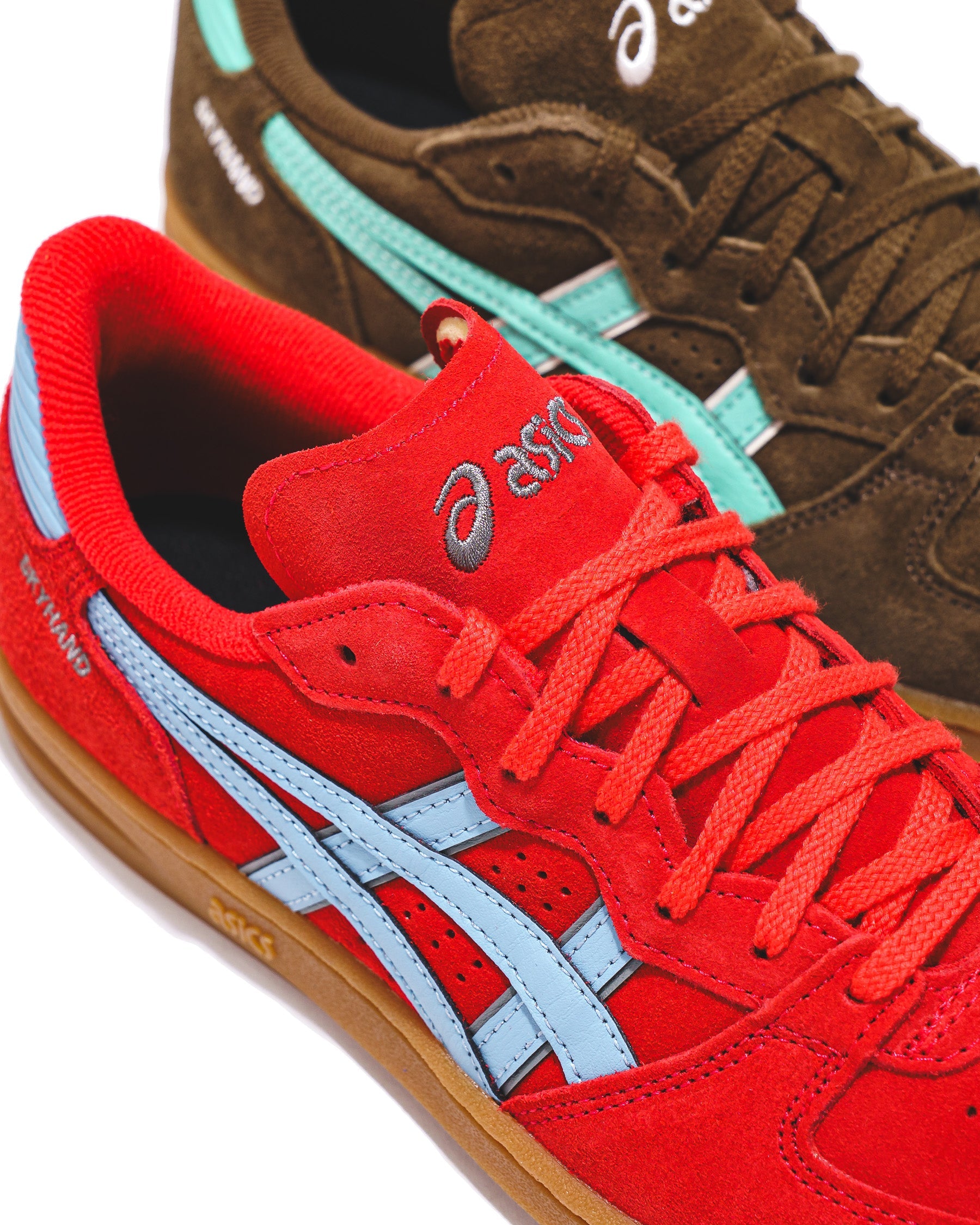 Asics Unisex Skyhand OG Electric Red Harbor Blue 1203A452-601 - FOOTWEAR - Canada