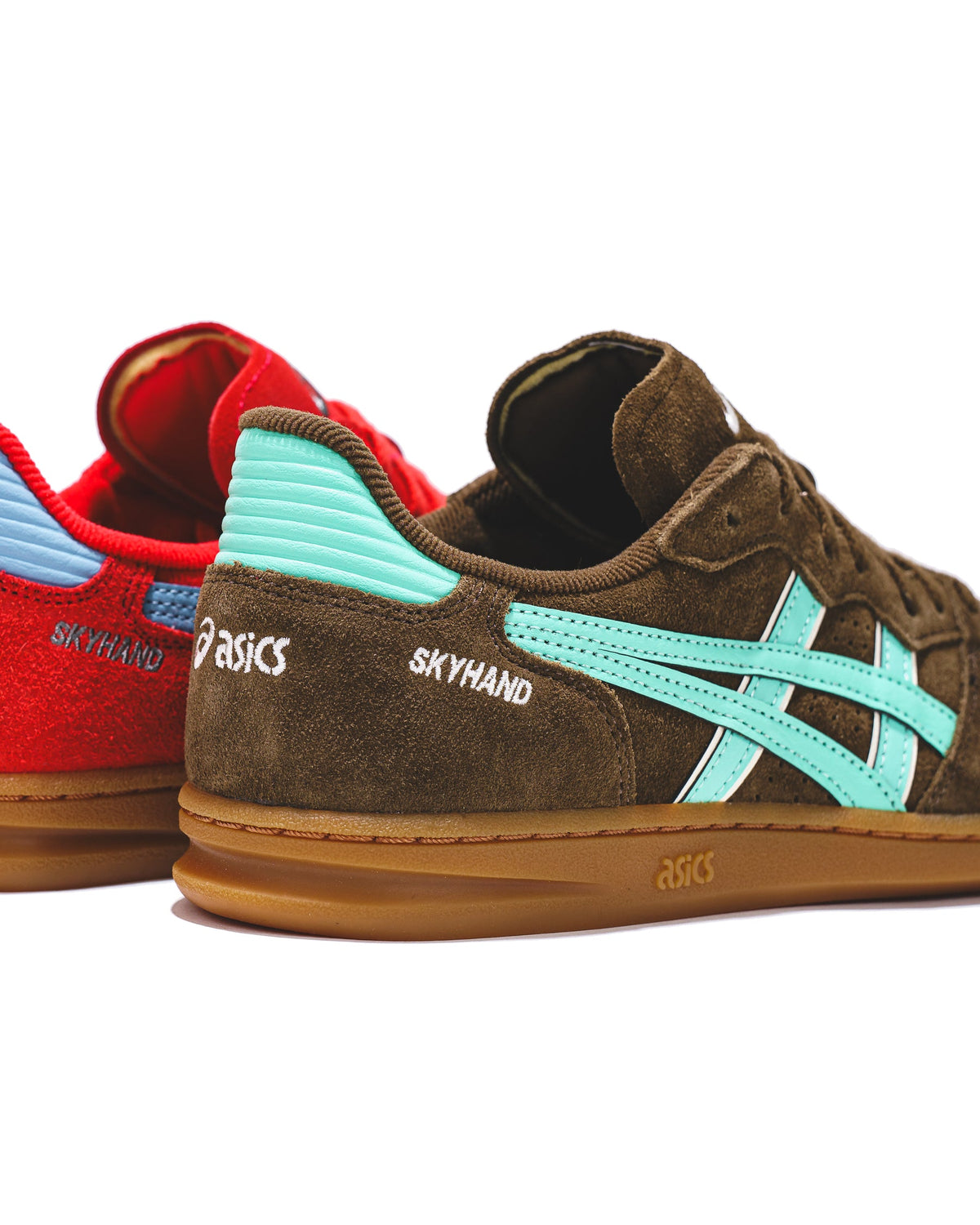 Asics Unisex Skyhand OG Electric Red Harbor Blue 1203A452-601 - FOOTWEAR - Canada