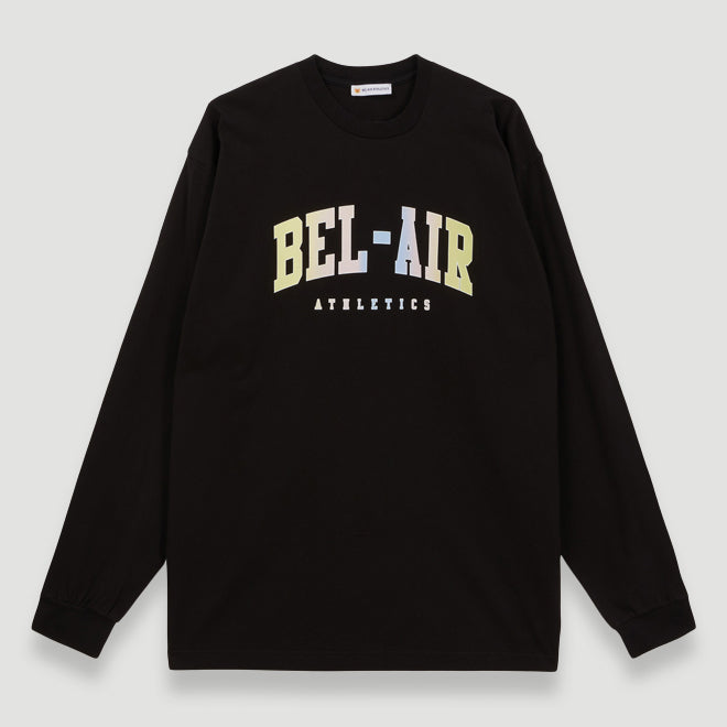 Bel-Air Athletics Men College L/S T-Shirt Pastel Black - T-SHIRTS - Canada Main image