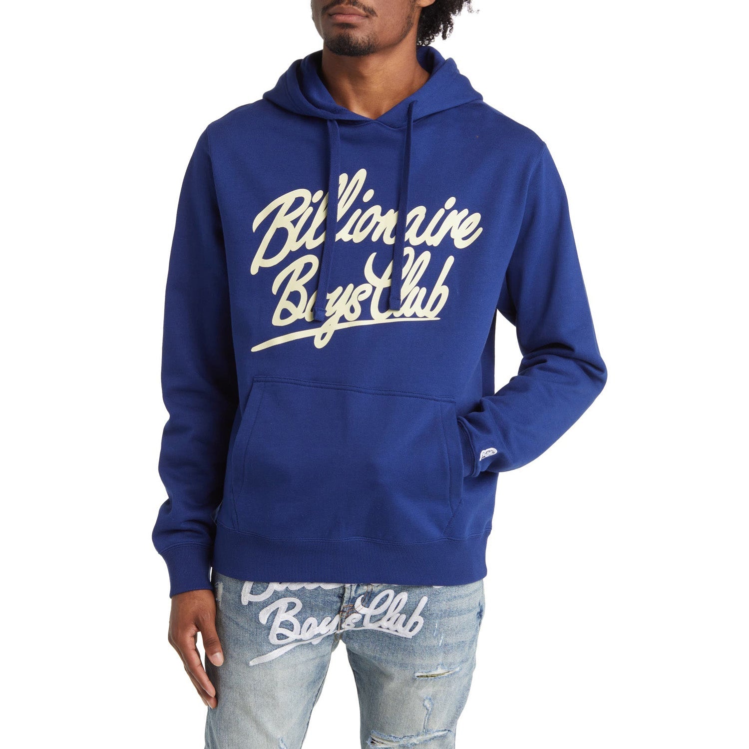 Billionaire boys club blue hoodie deals