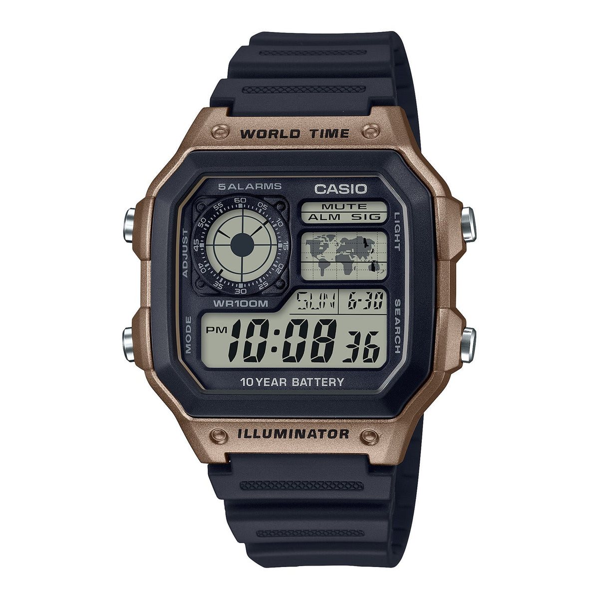 Casio Digital AE1200WH-5AV - ACCESSORIES - Canada Main image