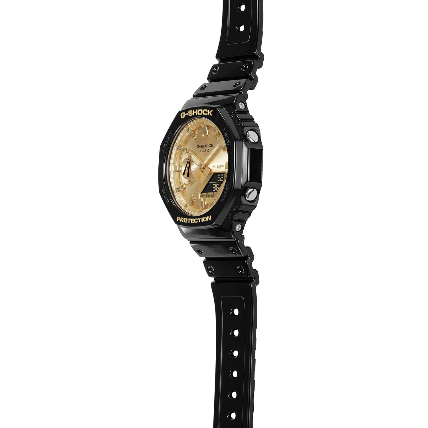 Casio G-Shock 2100 Black Gold GA2100GB-1A Secondary image