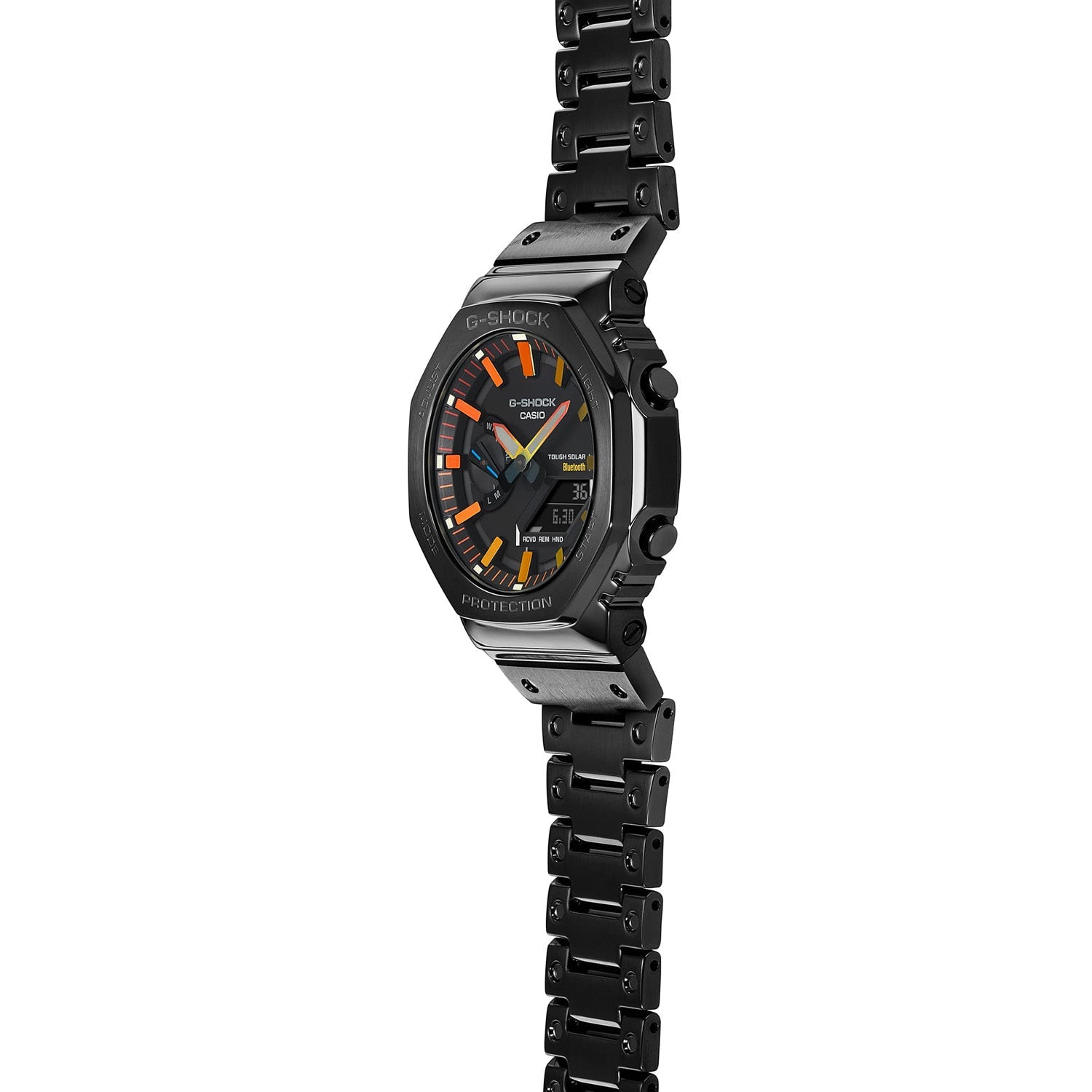 Casio G-Shock 2100 Full Metal Black Orange Yellow GMB2100BPC-1A Secondary image