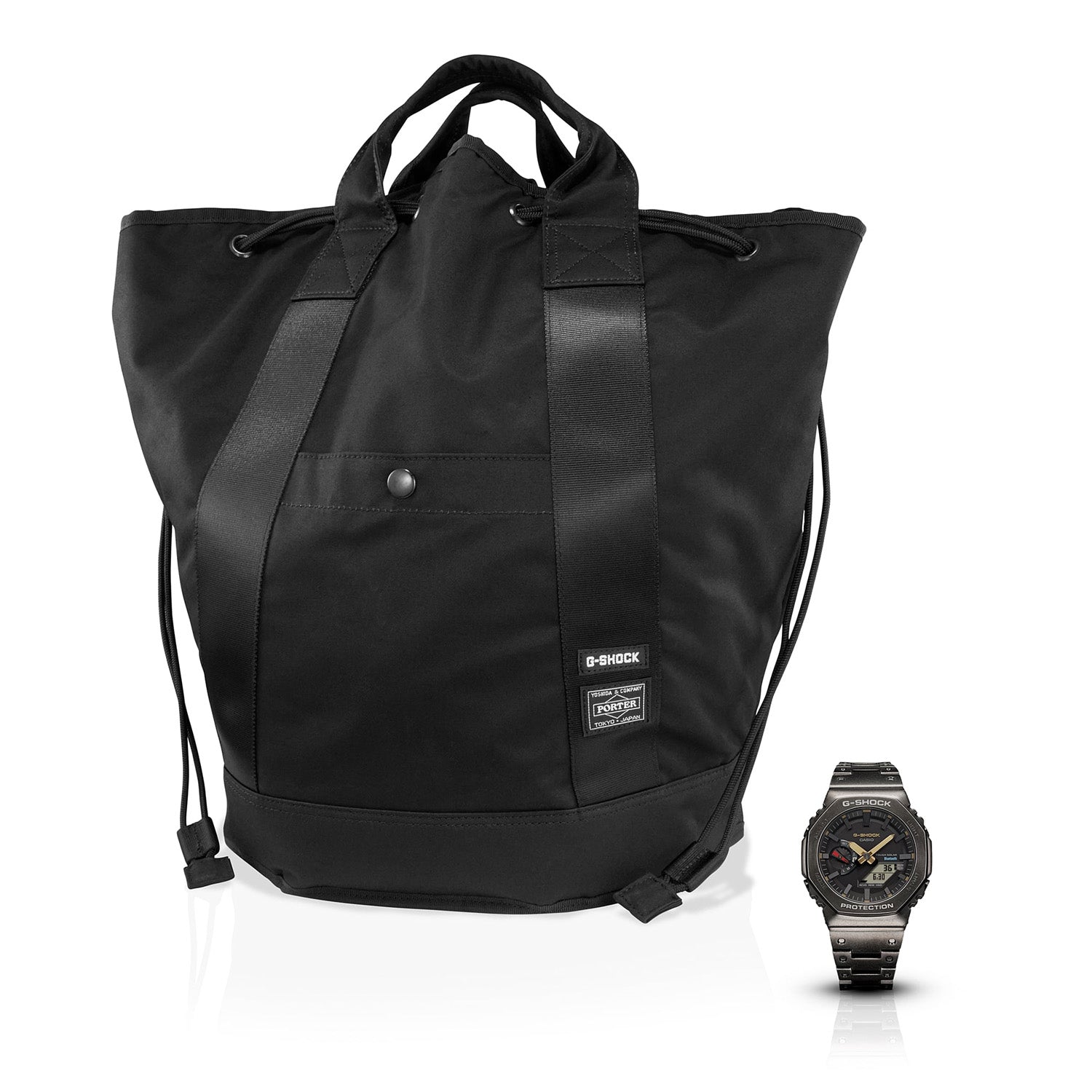 Casio G-Shock 2100 Porter-Yoshida & Co. Japan Full Metal Black GMB2100VF-1A Secondary image