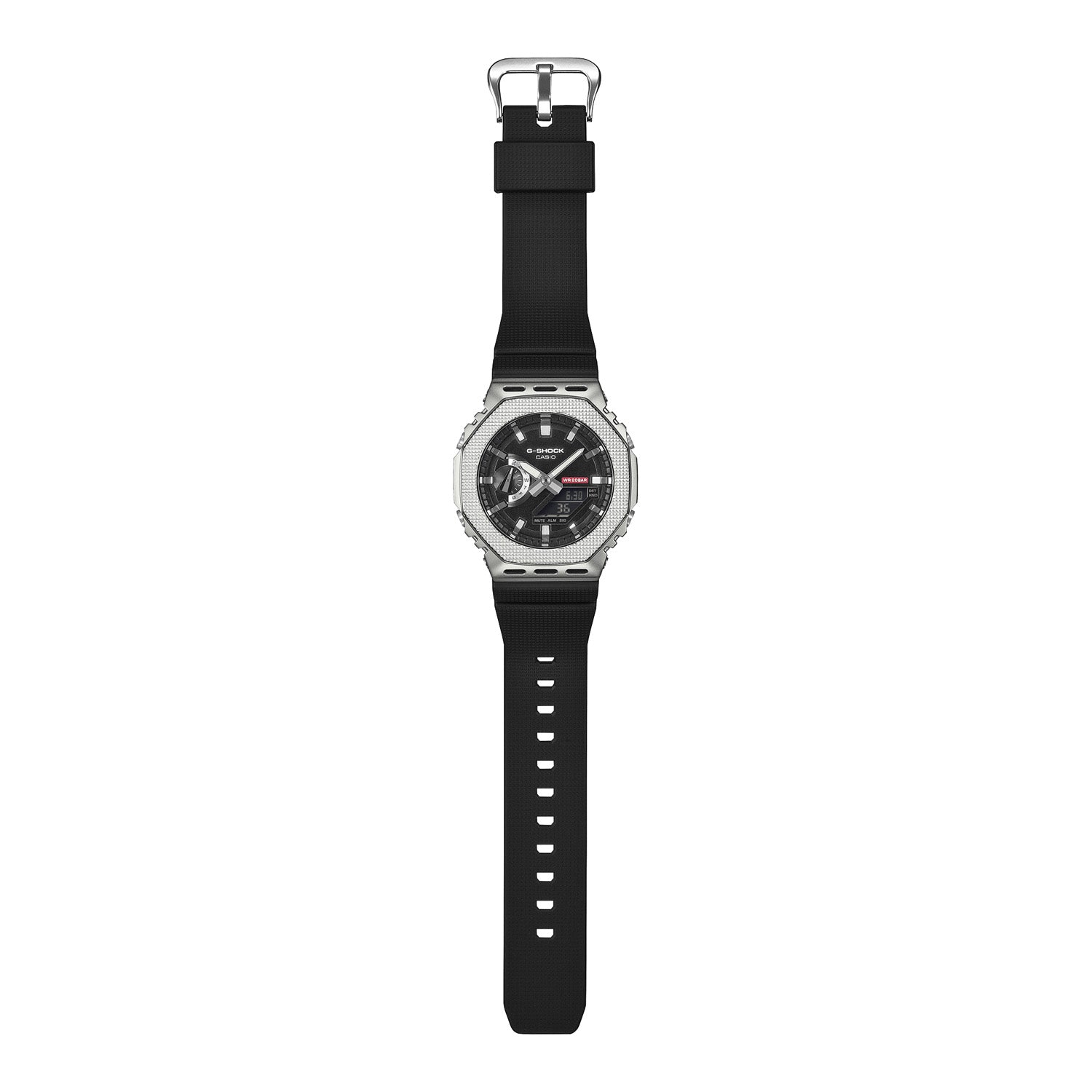 Casio G-Shock 2100 Silver GM2100M-1A Secondary image