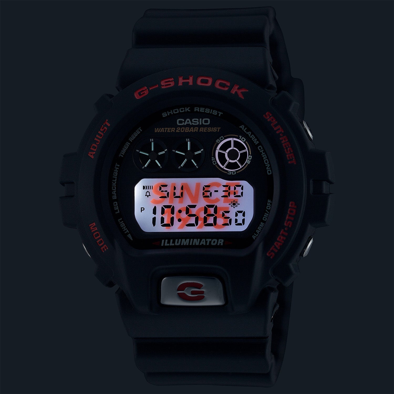 Casio G-Shock 30th Anniversary 6900 Red DW6900TR-4 Secondary image