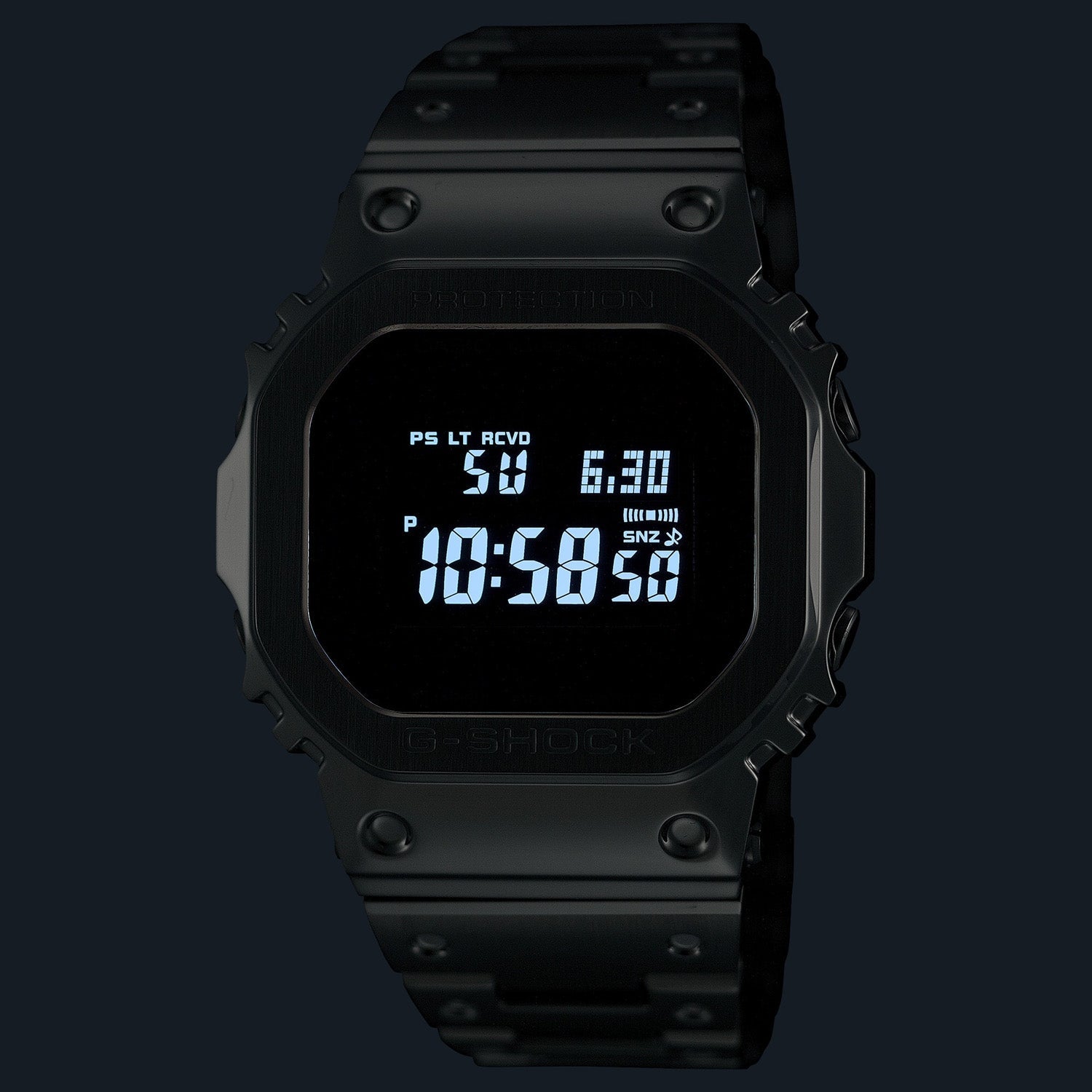 Casio G-Shock 5000 Full Metal Silver GMWB5000D-2 Secondary image