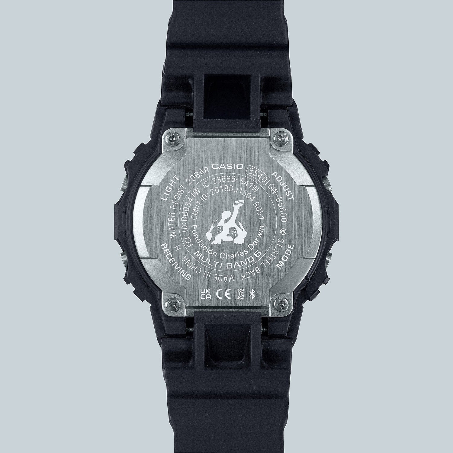 Casio G-Shock 5600 Charles Darwin Foundation Black GWB5600CD-1A2 - ACCESSORIES - Canada